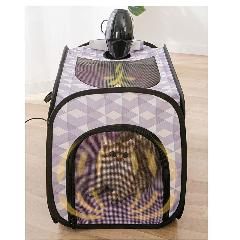 1pc Pet Hair Pet Drying Box for Dog & Cat; Dog Hair Fast Drying
