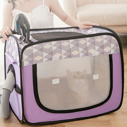 1pc Pet Hair Pet Drying Box for Dog & Cat; Dog Hair Fast Drying