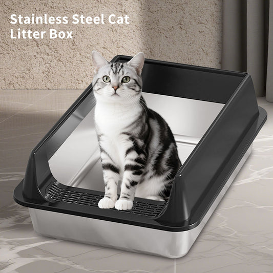 2026 Must-Buy Stainless Steel Cat Litter Box