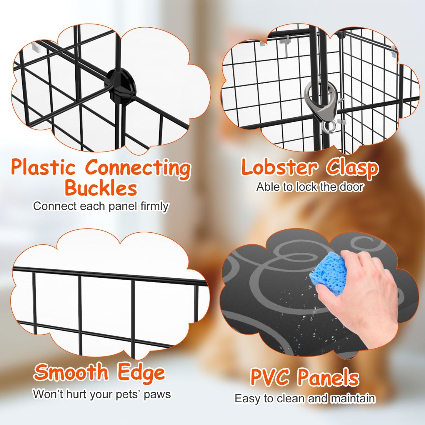 2Tier Cat Cage Playpen Indoor Pet Enclosures Kitten Kennel House