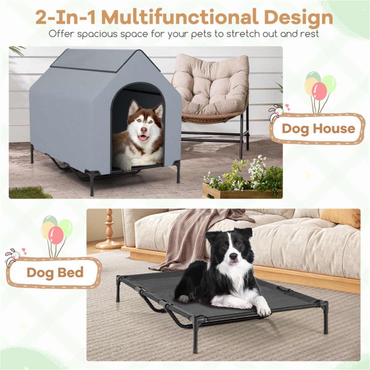 Pet House with Windows