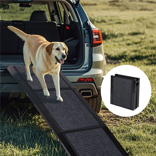 Inch X 17.2 Inch Folding Dog Car Ramp, Portable Non Slip Pet Ramp