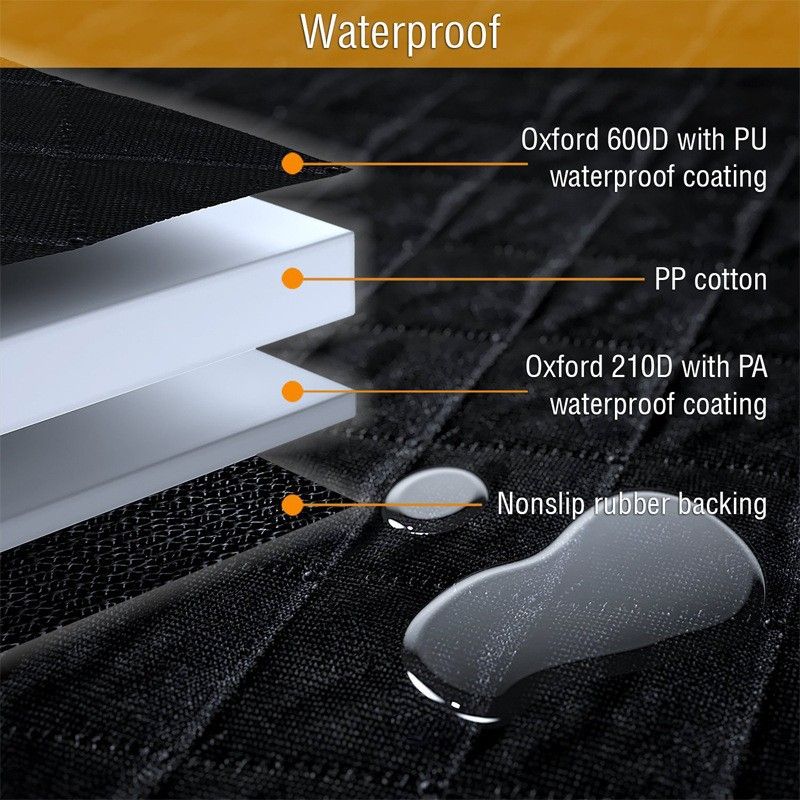 Cargo Liner for Dogs; Water Resistant Pet Cargo Cover Dog Seat