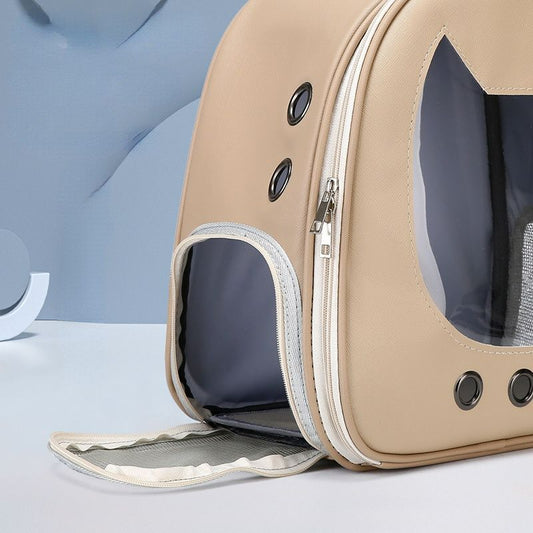 Cat Backpack Light Color Transparent Pet Bag Large Space