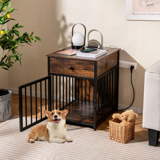 Dog Crate Furniture for Small Dogs Wooden Puppy Kennel