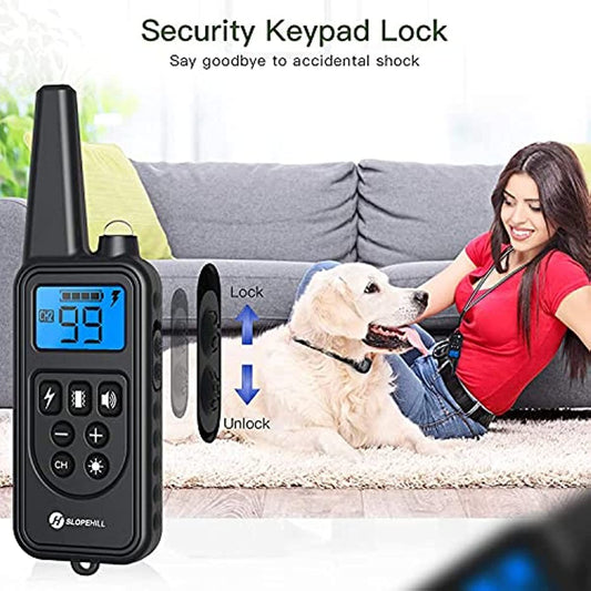Dog Training Collar with Remote; Electronic Dog Shock Collar