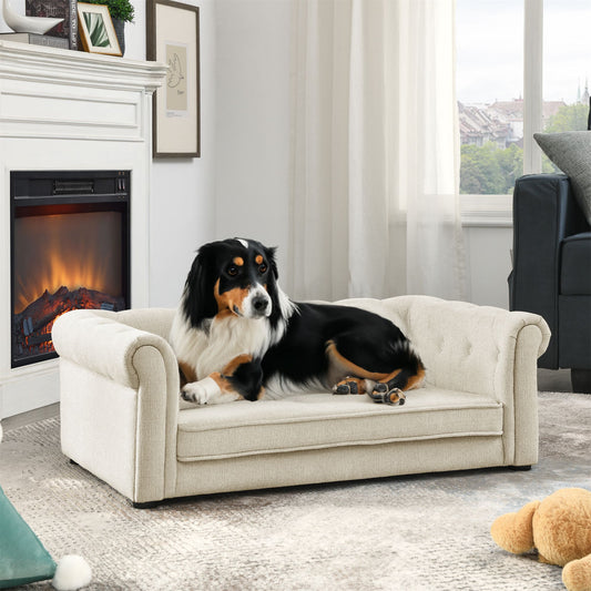 Elegant Rectangle Pet Bed for Small and Medium Dogs, Durable
