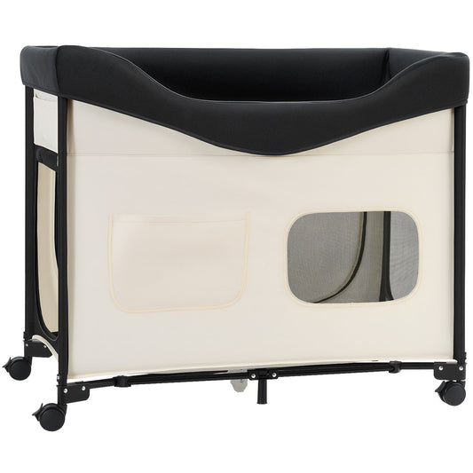 Elevated Lounge Pet Bed, Foldable Bunk Dog Bed with 600D Oxford