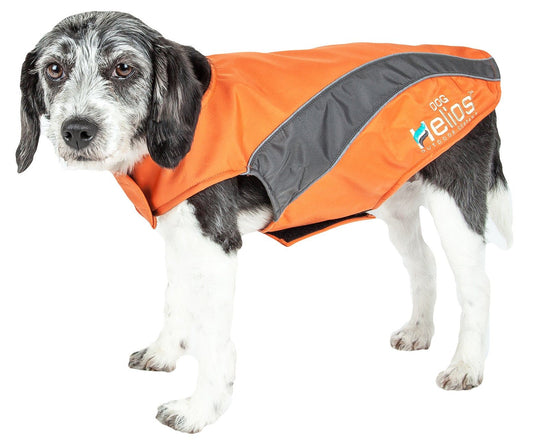 Dog Helios Octane Softshell Neoprene Satin Reflective Dog Jacket
