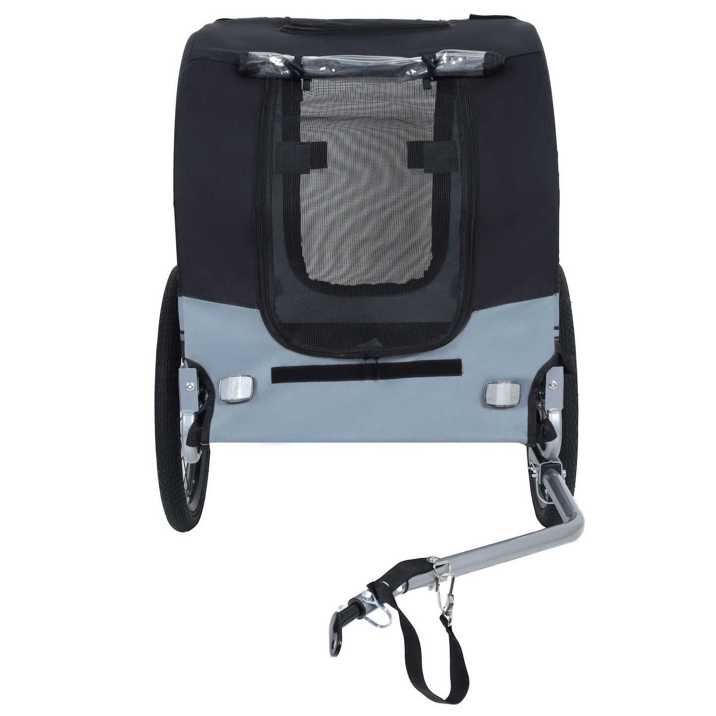 Large Folding Bike Trailer for Dogs – 66LB Capacity All-Terrain