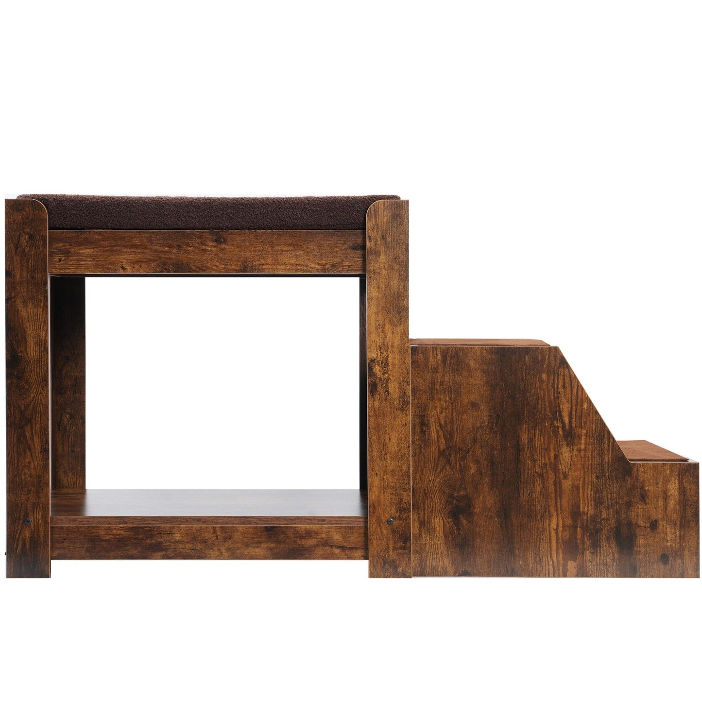 Pet Bunk Bed with Removable Step for Dogs and Cats, Multi-Level Bed