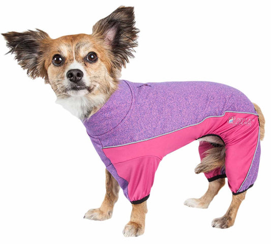 Active Heathered Performance 4-Way Stretch Two-Toned Full Body Warm