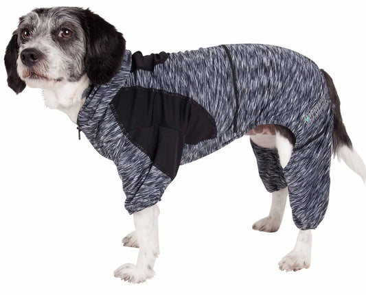 Active Heathered Performance 4-Way Stretch Two-Toned Full Body Warm