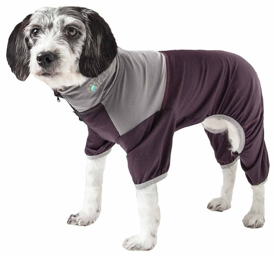 Active Heathered Performance 4-Way Stretch Two-Toned Full Body Warm