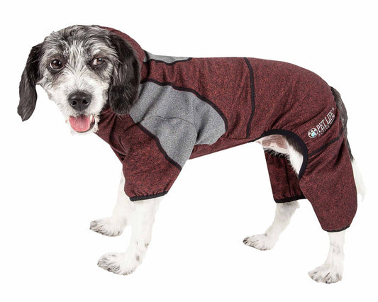 Active Heathered Performance 4-Way Stretch Two-Toned Full Bodied