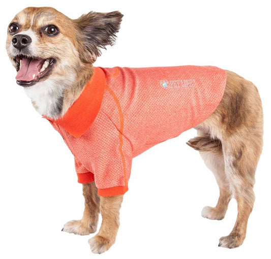 Active Relax-Stretch Wick-Proof Performance Dog Polo T-Shirt