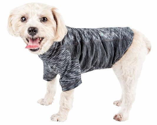Active Heathered Ultra-Stretch Sporty Performance Dog T-Shirt