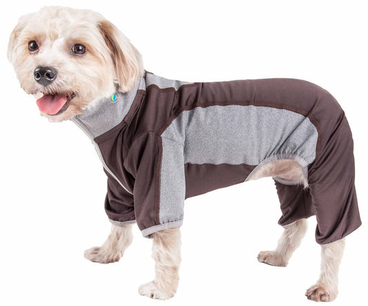 Active Heathered Performance 4-Way Stretch Two-Toned Full Body Warm