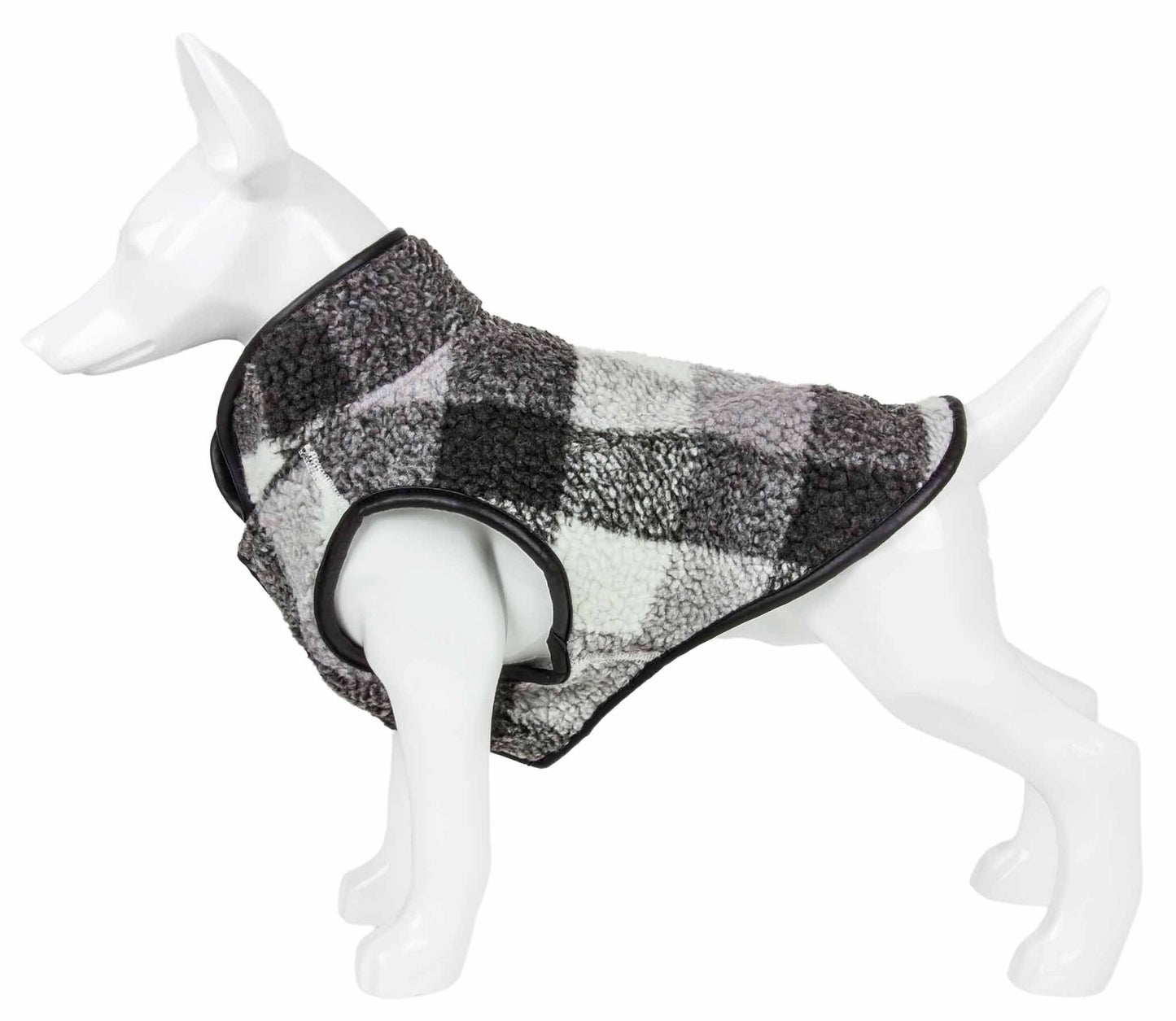 Classical Plaided Insulated Dog Coat Jacket