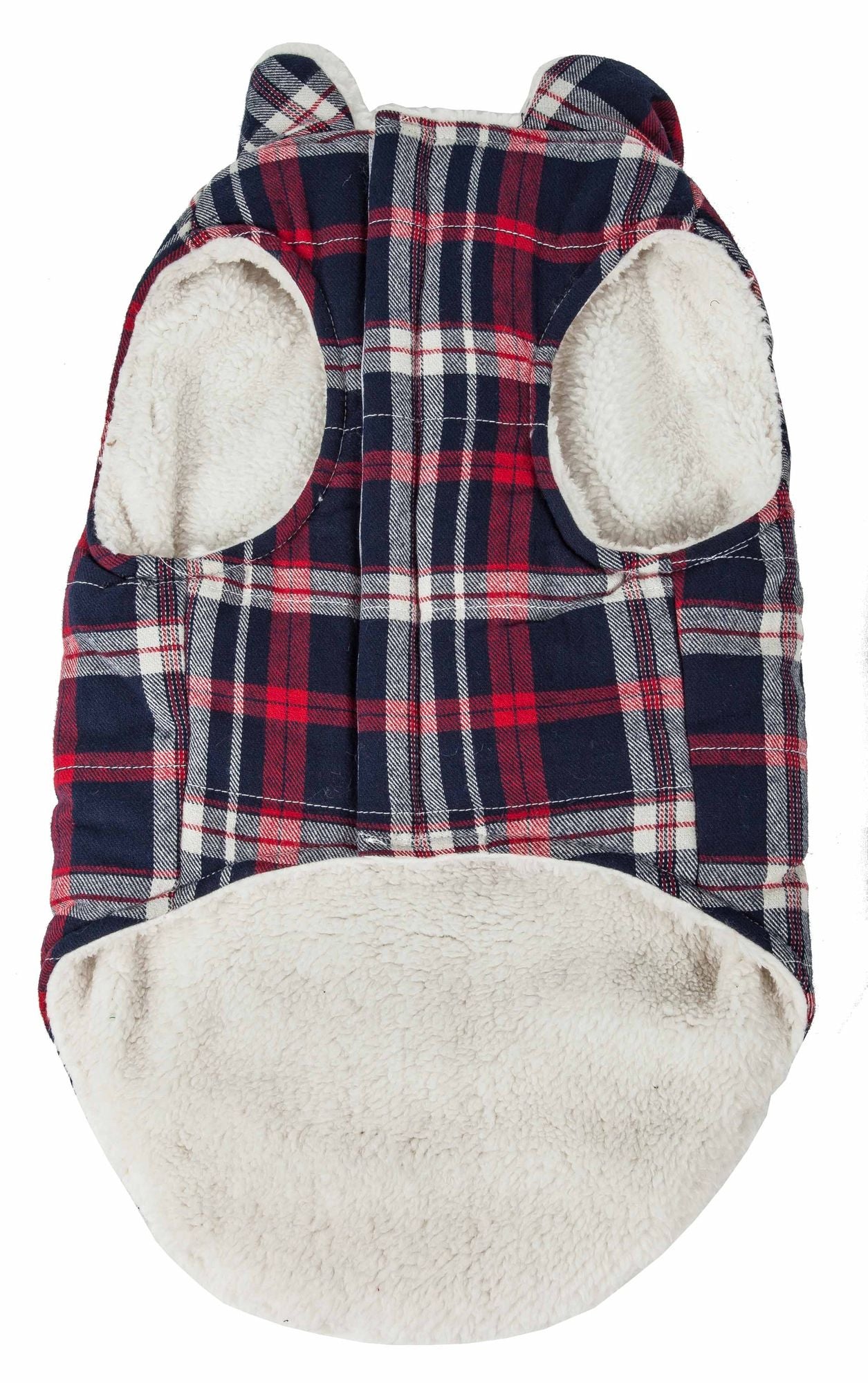 Classical Plaided Insulated Dog Coat Jacket