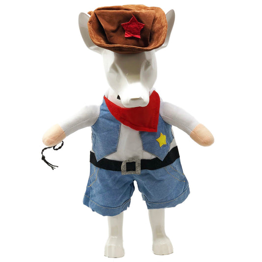 Cowboy Pet Dog Costume Uniform