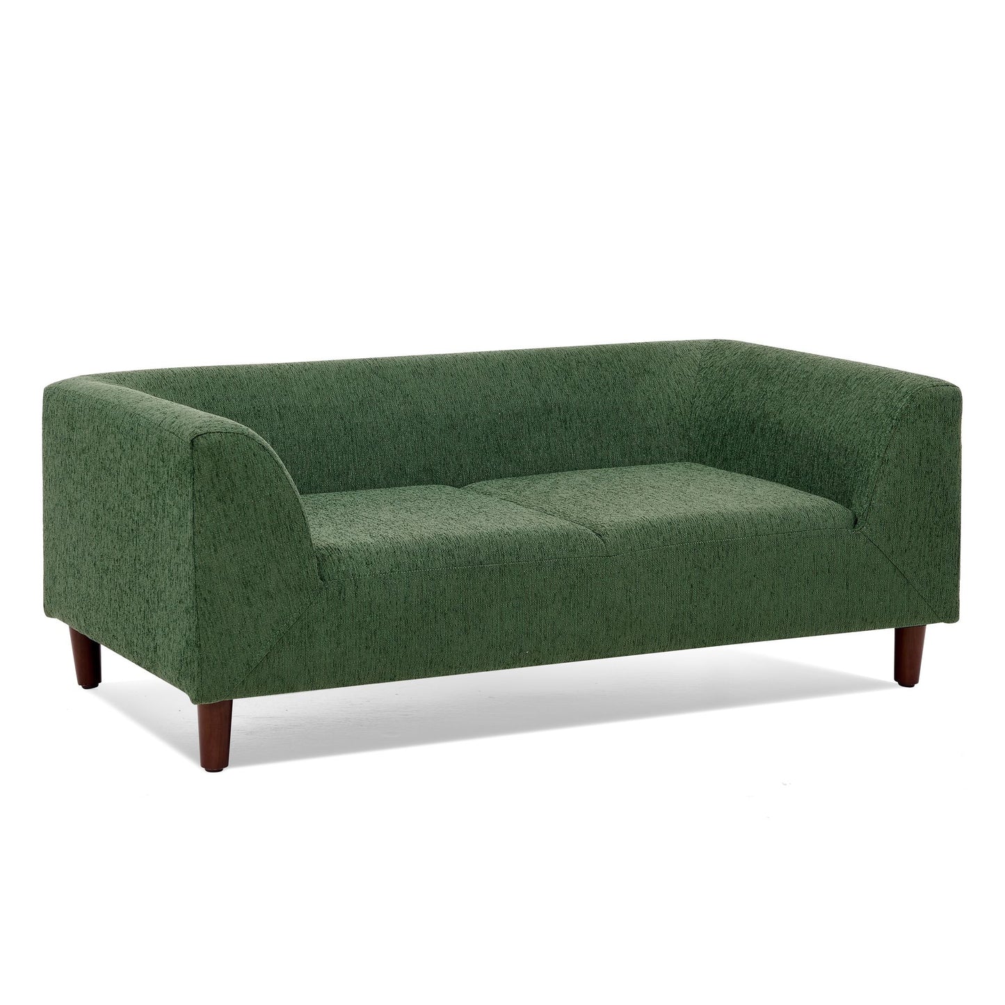 Pet Sofa with Backrest and Armrests, Modern Rectangular Pet Sofa