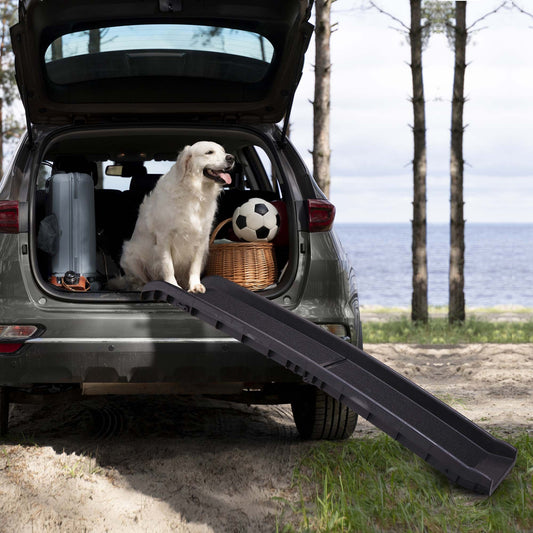 Portable Foldable Pet Ramp Climbing Ladder Suitable for Off-Road