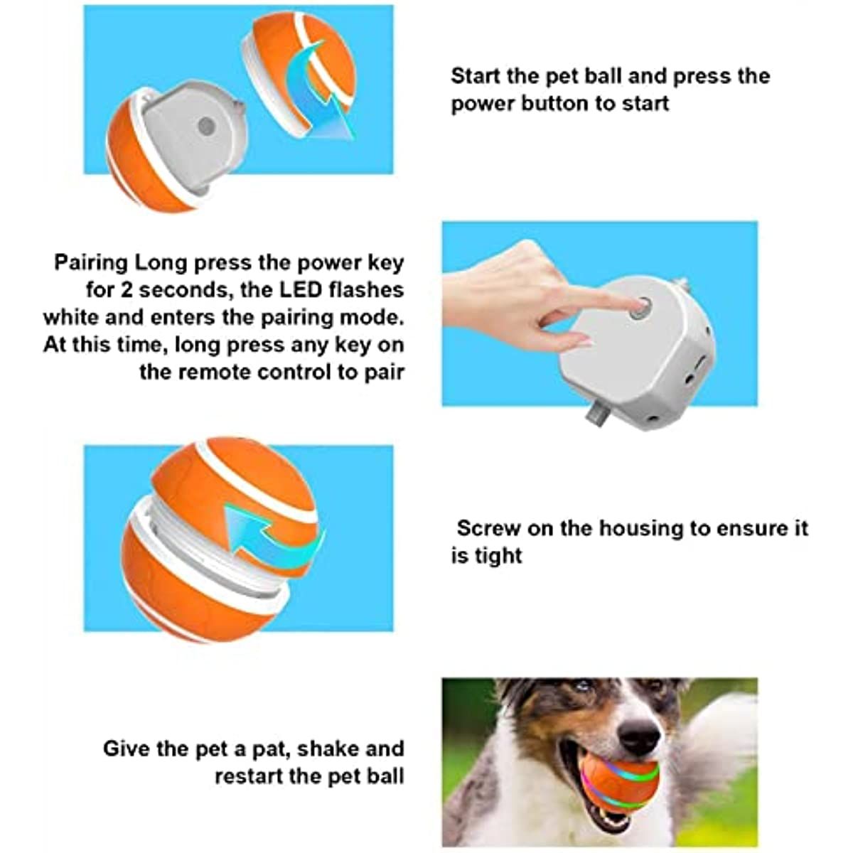Rolling Ball for Dogs; Pet Dog Mental Stimulation Toys | Made