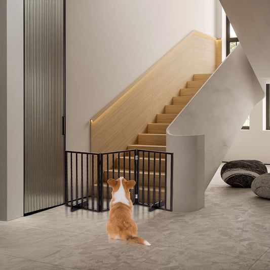 The Wooden Dog Fence Walnut
