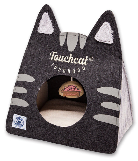 Touchcat Travel on-the-Go Collapsible Folding Cat Pet Bed House with Toy