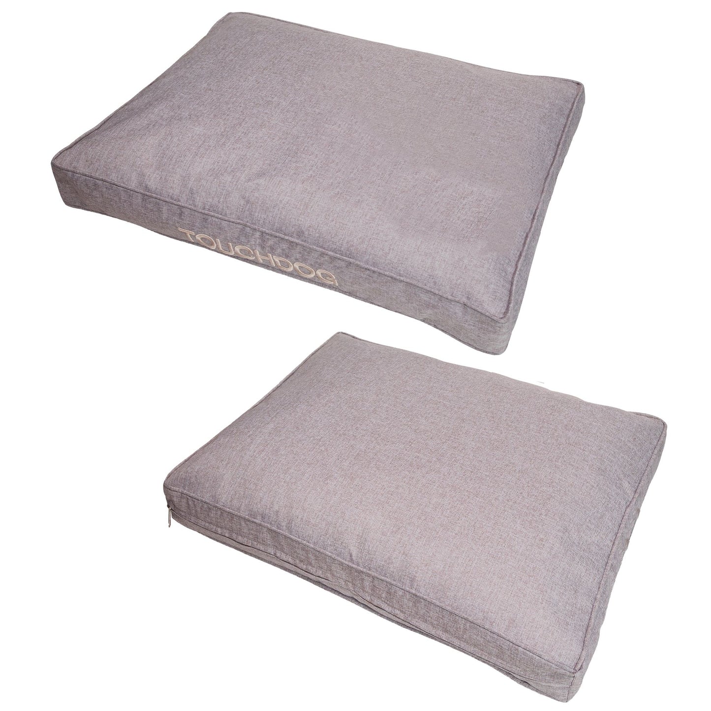 Touchdog Water-Resistant Premium Rectangular Raised Dog Mat