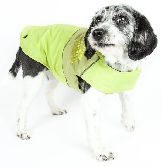 Touchdog Lightening-Shield Waterproof 2-in-1 Convertible Dog Jacket