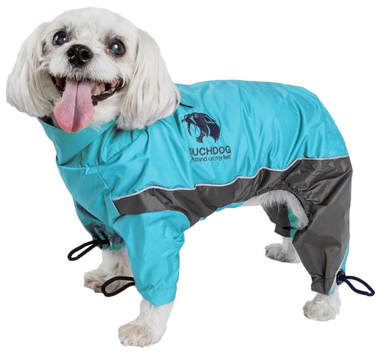 Touchdog Quantum-Ice Full-Bodied Adjustable and 3M Reflective Dog Jacket