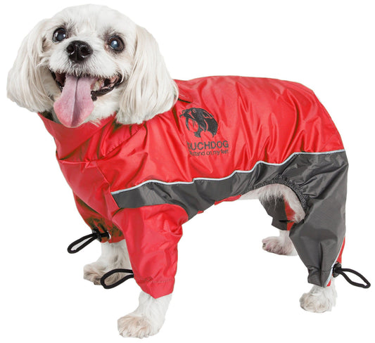 Touchdog Quantum-Ice Full-Bodied Adjustable and 3M Reflective Dog Jacket