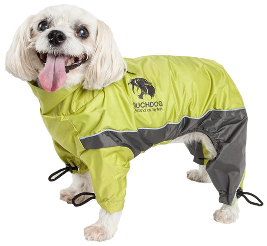 Touchdog Quantum-Ice Full-Bodied Adjustable and 3M Reflective Dog Jacket