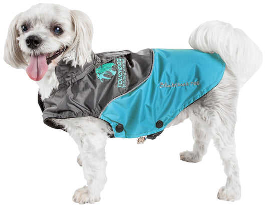 Touchdog Subzero-Storm Waterproof 3M Reflective Dog Coat with Blackshark