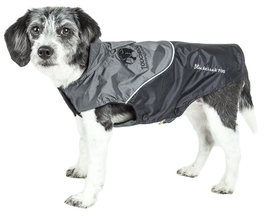Touchdog Subzero-Storm Waterproof 3M Reflective Dog Coat with Blackshark