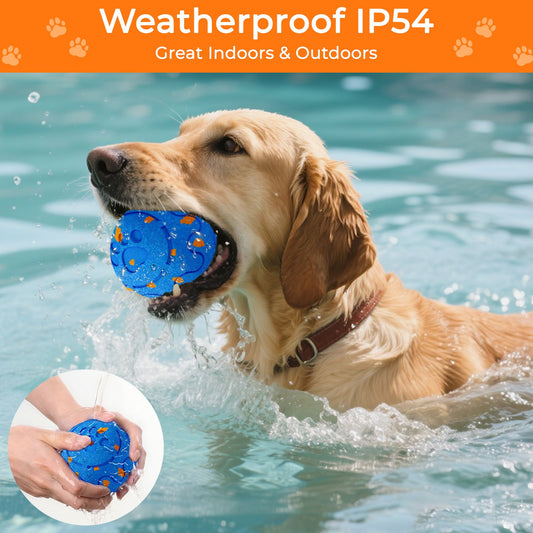 Ultra-Durable Chew-Proof Dog Ball - Smart Motion-Activated Jumping