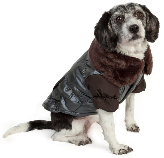 Ultra Fur Metallic Pet Jacket