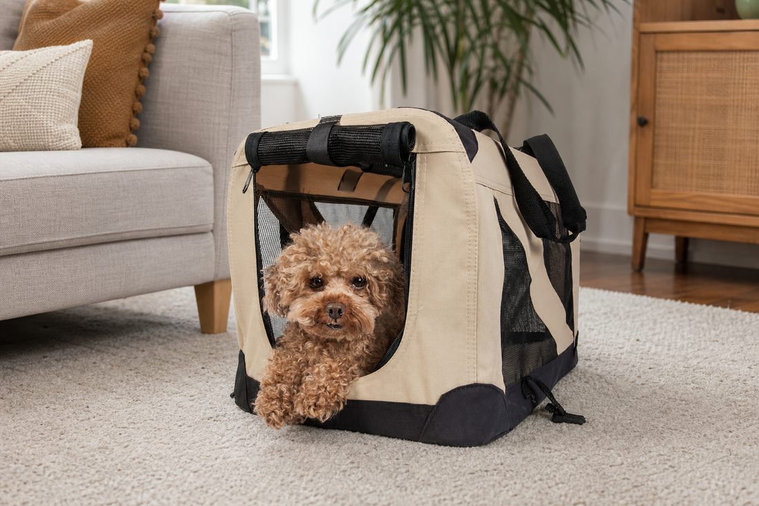 Setting Up Your Folding Zippered Pet Crate