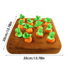 Plush Carrots Enrichment Dog Puzzle Toys Hide and Seek Carrot Farm