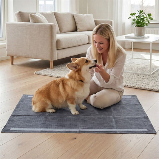 Pack Activated Carbon Dog Pee Pads 35.5, Extra Large 6-Layer Odor