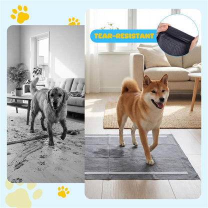Pack Activated Carbon Dog Pee Pads 35.5, Extra Large 6-Layer Odor