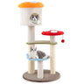 1PC Cute Mushroom Cat Tree with Sisal Scratching Posts Top Condo