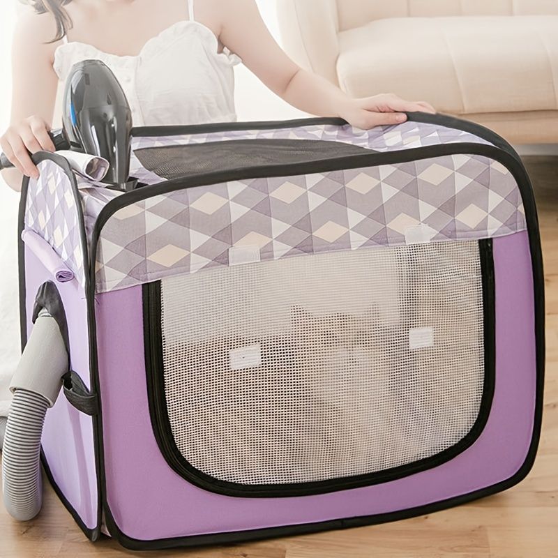 1pc Pet Hair Pet Drying Box for Dog & Cat; Dog Hair Fast Drying