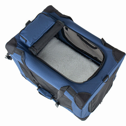 In 1, 28'' Collapsible Travel Dog Crate for Medium Large Dogs