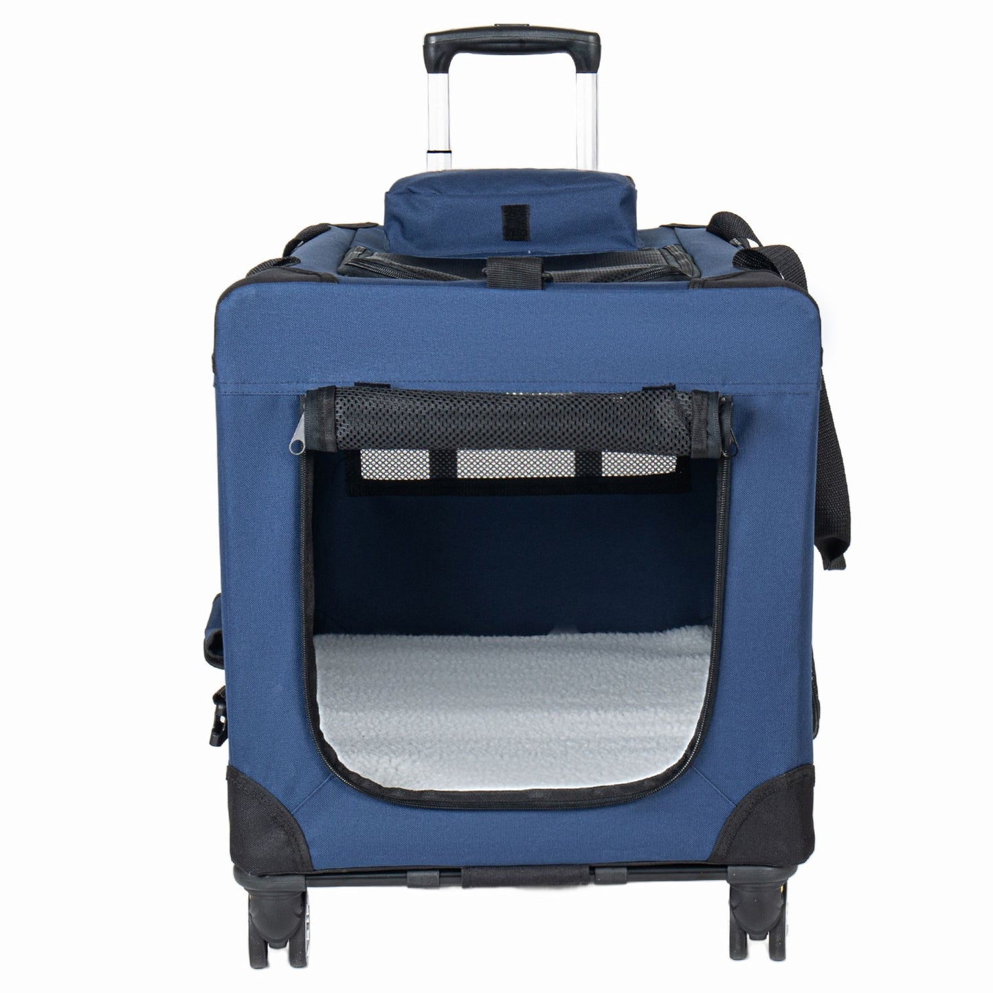 In 1, 28'' Collapsible Travel Dog Crate for Medium Large Dogs