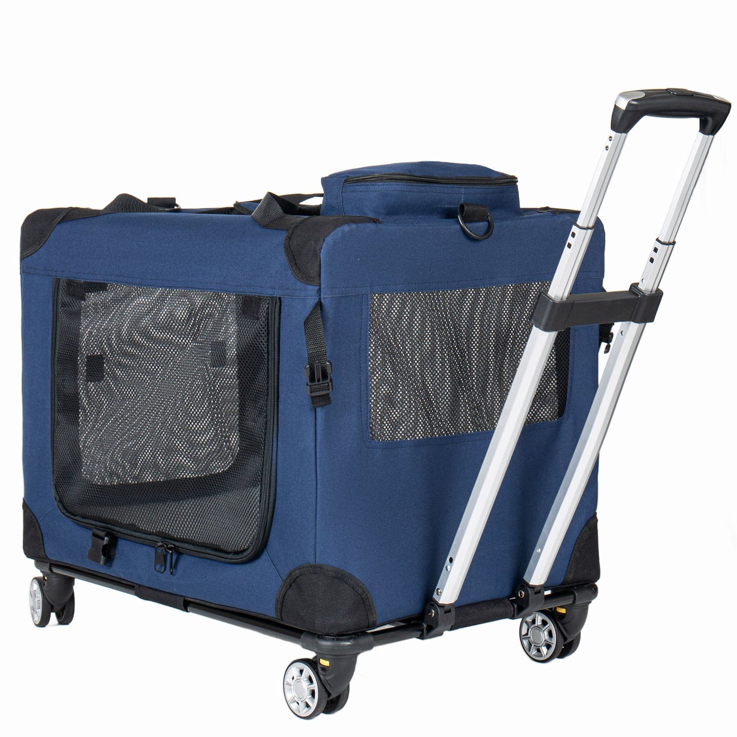 In 1, 28'' Collapsible Travel Dog Crate for Medium Large Dogs
