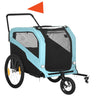 2-in-1 Large Dog Bike Trailer & Stroller Combo with Safety Hitch
