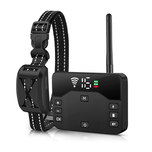 In 1 Wireless Electric Dog Fence Waterproof Pet Shock Boundary